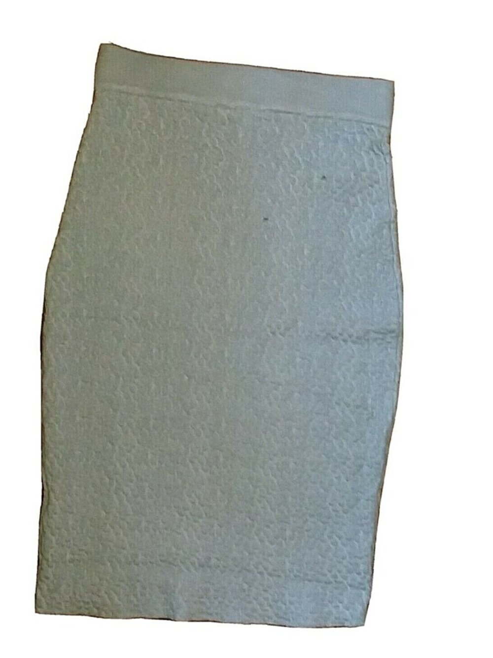 Lucy Paris Women’s Pencil Skirt Size Large Light Blue Knit Straight Pull-On
